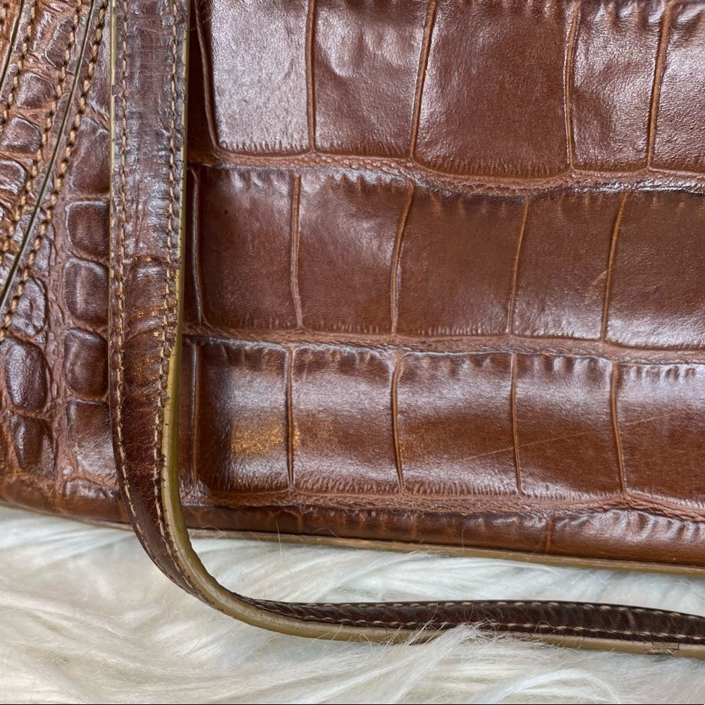 Monsac Leather Snakeskin Bag Shoulder Purse​​​ - Picture 3 of 15